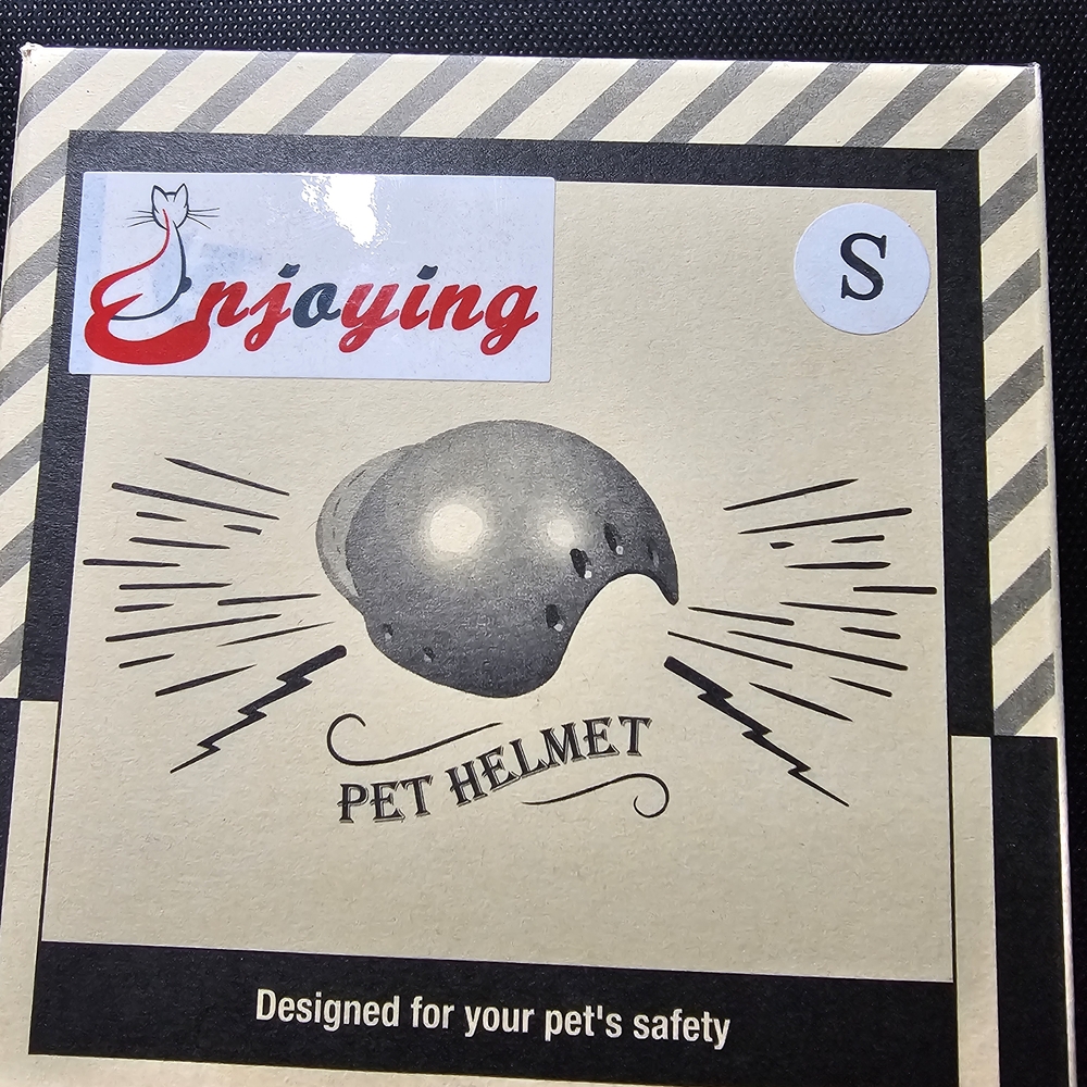 Silver Pet Helmet